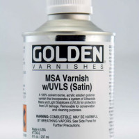 Βερνίκι νεφτιου MSA UV (Golden/Aμερικής) σατινέ/ανασυσκευασία - 200ml